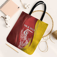 Warsaw Capital of Poland Personalized Tote Bag Syrenka Warszawska Sporty Style