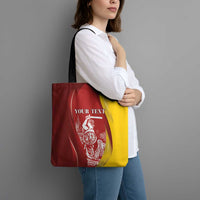 Warsaw Capital of Poland Personalized Tote Bag Syrenka Warszawska Sporty Style