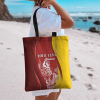 Warsaw Capital of Poland Personalized Tote Bag Syrenka Warszawska Sporty Style
