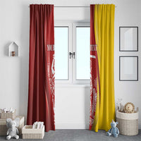 Warsaw Capital of Poland Personalized Window Curtain Syrenka Warszawska Sporty Style