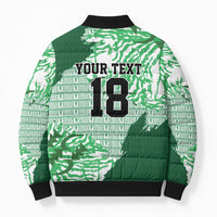 Custom Nigeria Fooball Bomber Puffer Jacket Super Eagles National Pride