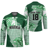 Custom Nigeria Fooball Hockey Jersey Super Eagles National Pride