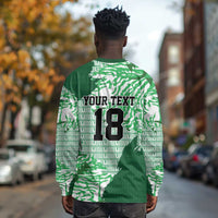 Custom Nigeria Fooball Long Sleeve Shirt Super Eagles National Pride