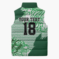 Custom Nigeria Fooball Sleeveless Puffer Jacket Super Eagles National Pride