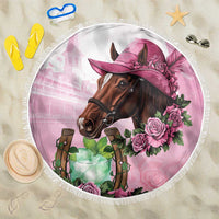 Kentucky Horse Racing Beach Blanket Mint Julep Cocktail