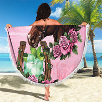 Kentucky Horse Racing Beach Blanket Mint Julep Cocktail