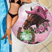 Kentucky Horse Racing Beach Blanket Mint Julep Cocktail