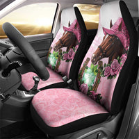 Kentucky Horse Racing Car Seat Cover Mint Julep Cocktail