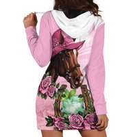 Kentucky Horse Racing Hoodie Dress Mint Julep Cocktail