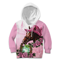 Kentucky Horse Racing Kid Hoodie Mint Julep Cocktail