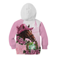 Kentucky Horse Racing Kid Hoodie Mint Julep Cocktail