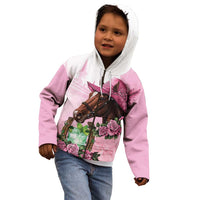 Kentucky Horse Racing Kid Hoodie Mint Julep Cocktail