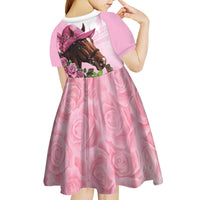 Kentucky Horse Racing Kid Short Sleeve Dress Mint Julep Cocktail