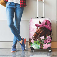 Kentucky Horse Racing Luggage Cover Mint Julep Cocktail