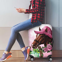 Kentucky Horse Racing Luggage Cover Mint Julep Cocktail