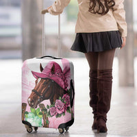 Kentucky Horse Racing Luggage Cover Mint Julep Cocktail