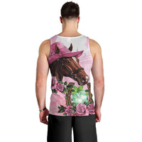 Kentucky Horse Racing Men Tank Top Mint Julep Cocktail