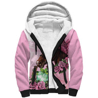 Kentucky Horse Racing Sherpa Hoodie Mint Julep Cocktail