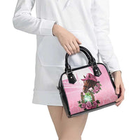 Kentucky Horse Racing Shoulder Handbag Mint Julep Cocktail