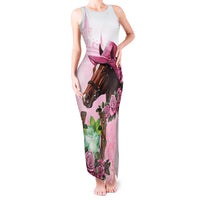 Kentucky Horse Racing Tank Maxi Dress Mint Julep Cocktail