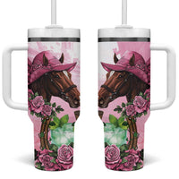 Kentucky Horse Racing Tumbler With Handle Mint Julep Cocktail
