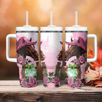 Kentucky Horse Racing Tumbler With Handle Mint Julep Cocktail