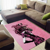 Kentucky Horse Racing Area Rug Derby Ladies With Roses