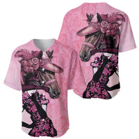 Kentucky Horse Racing Baseball Jersey Derby Ladies With Roses