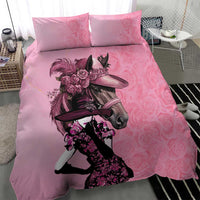 Kentucky Horse Racing Bedding Set Derby Ladies With Roses