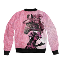 Kentucky Horse Racing Bomber Jacket Derby Ladies With Roses