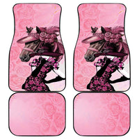 Kentucky Horse Racing Car Mats Derby Ladies With Roses
