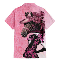 Kentucky Horse Racing Family Matching Mermaid Dress and Hawaiian Shirt Derby Ladies With Roses