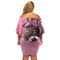 Kentucky Horse Racing Family Matching Off Shoulder Short Dress and Hawaiian Shirt Derby Ladies With Roses