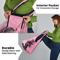 Kentucky Horse Racing Grocery Bag Derby Ladies With Roses