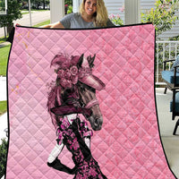 Kentucky Horse Racing Quilt Derby Ladies With Roses