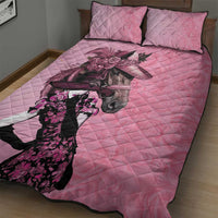 Kentucky Horse Racing Quilt Bed Set Derby Ladies With Roses