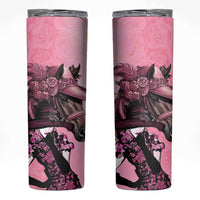 Kentucky Horse Racing Skinny Tumbler Derby Ladies With Roses