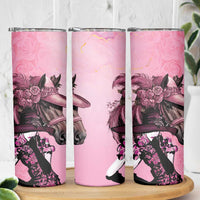 Kentucky Horse Racing Skinny Tumbler Derby Ladies With Roses