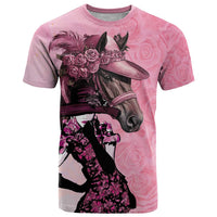 Kentucky Horse Racing T Shirt Derby Ladies With Roses