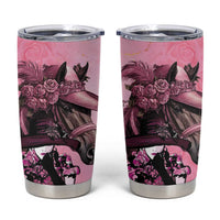 Kentucky Horse Racing Tumbler Cup Derby Ladies With Roses