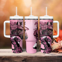 Kentucky Horse Racing Tumbler With Handle Derby Ladies With Roses