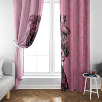 Kentucky Horse Racing Window Curtain Derby Ladies With Roses