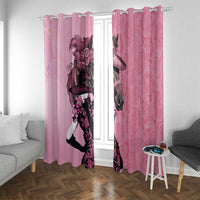 Kentucky Horse Racing Window Curtain Derby Ladies With Roses