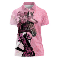Kentucky Horse Racing Women Polo Shirt Derby Ladies With Roses