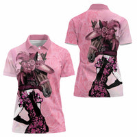 Kentucky Horse Racing Women Polo Shirt Derby Ladies With Roses