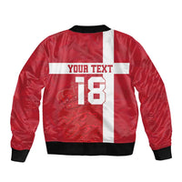 Custom Denmark Football Bomber Jacket Danish Dynamite Go Champion