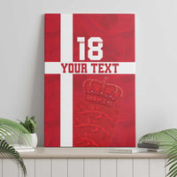 Custom Denmark Football Canvas Wall Art Danish Dynamite Go Champion