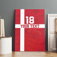 Custom Denmark Football Canvas Wall Art Danish Dynamite Go Champion