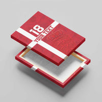 Custom Denmark Football Canvas Wall Art Danish Dynamite Go Champion