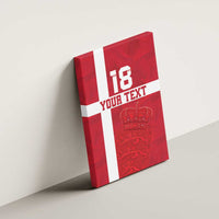 Custom Denmark Football Canvas Wall Art Danish Dynamite Go Champion